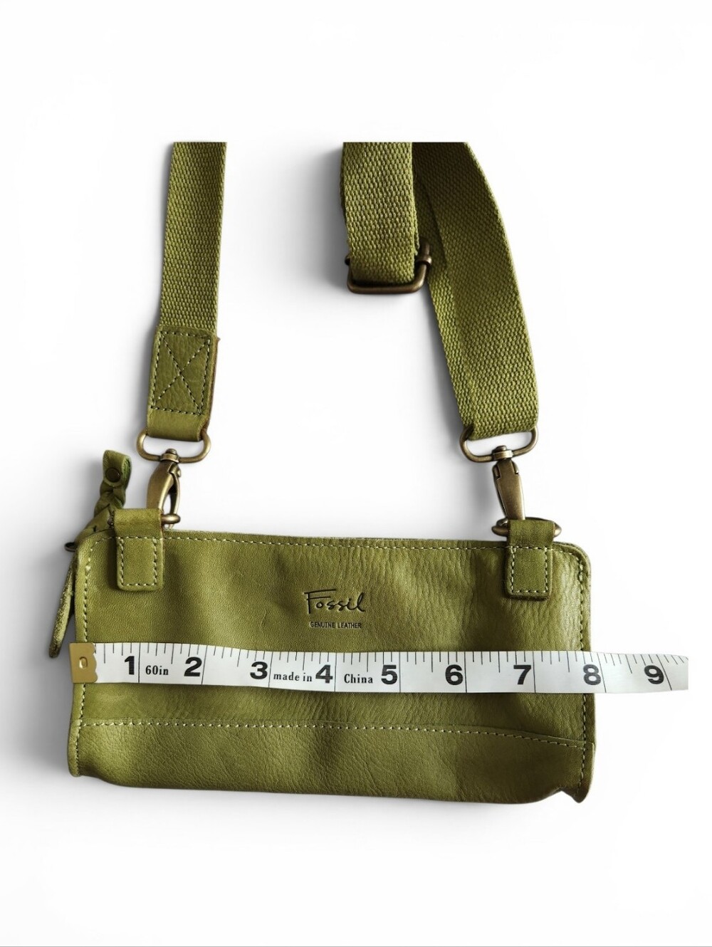 Fossil Leather Crossbody Wallet - Picture 7 of 8